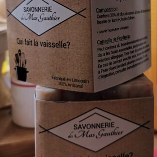 Savon vaisselle en Bloc "la Savonnerie du Mas Gauthier"